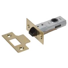 Union Polished Brass Tubular Latch 79mm (3in)