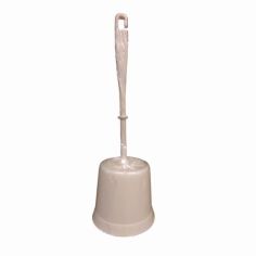 White Toilet Brush Set