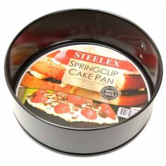 Steelex Non-Stick Springclip Cake Tin - 24cm