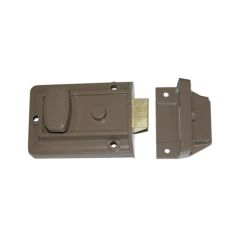 Basta Standard Traditional Night Latch - 60mm Grey