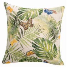 Tropical Leaves Cushion - 45cm x 45cm 