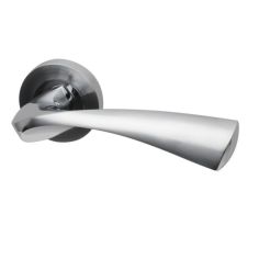 Truro Lever Handles Round Rose