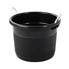 Curver 69 Litre Black Tuff Bucket With Rope Handles
