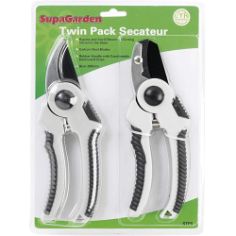 SupaGarden Twin Pack Secateurs