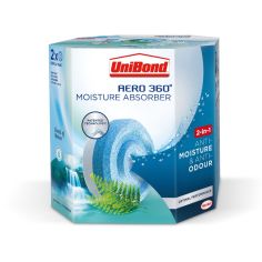 Unibond Aero 360° Waterfall Moisture Absorber Refills - Pack Of 2