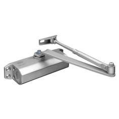 Union Fixed Size 3 Rack & Pinion Door Closer - Silver