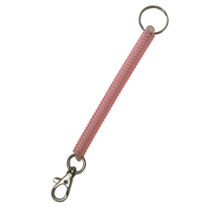 Spiral Elasticated Clip On Key Ring