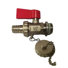 V&G 1/2" Ball Valve Shut-Off Drain Cock