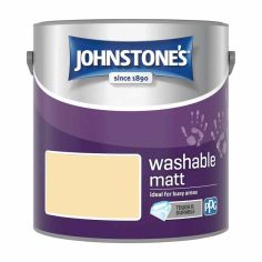 Johnstones Interior Washable Matt Paint - Vanilla Burst 2.5L