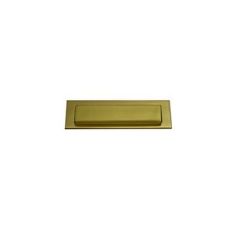 10"x3" Polished Brass Gravity Flap Letter Plate
