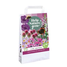 Help Nature Grow 50pc Violet Friends Flower Bulb Bag