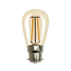 Tezla 1W Vintage Warm White LED Filament BC Lightbulb