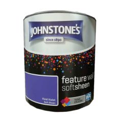 Johnstones Soft Sheen Feature Wall Paint - Vivid Violet 2.5L