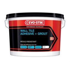 Evo-Stik Tile a Wall Adhesive & Grout for Ceramic & Mosaic Tiles - 1L