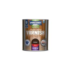 Johnstones Woodcare Indoor Wood Varnish - Walnut Gloss 750ml