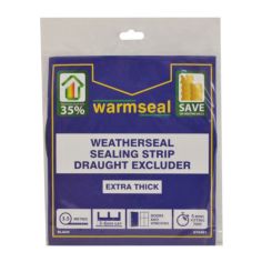 Warmseal Extra Thick Weather seal Sealing Strip - Black 3.5m