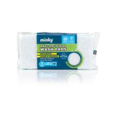 Minky Anti Bacterial Heavy Duty Wash Pads pack 3 