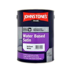 Johnstone's Water Based Satin White - 5L