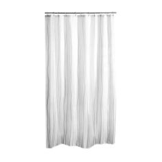 Peva White 3D Waves Effect Shower Curtain - 180 x 200cm