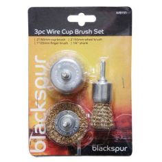 3 Piece Wire Brush Set