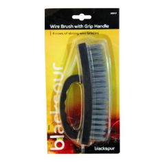 4 Row Wire Brush Comes Withith Grip