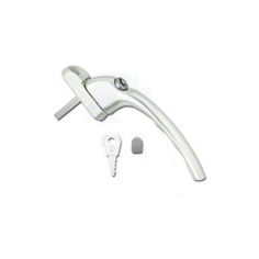 White In Line Handle UPVC