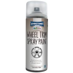 Johnstones Revive Wheel Trim Spray Paint - Silver 400ml