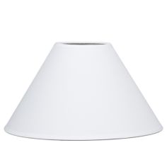 White Coolie Lampshade - 12"