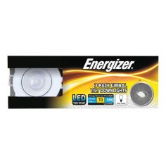 Energizer 5W White Gimbal Tilt Cool White Downlights - Pack Of 3