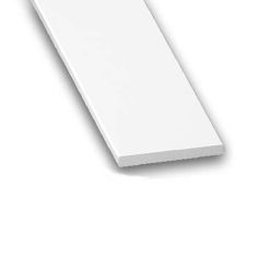 White Glass Fibre Polyester Compound Flat Strip - 10mm x 2.7mm x 1m