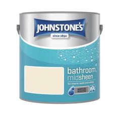 Johnstones Bathroom Midsheen Paint - White Lace 2.5L