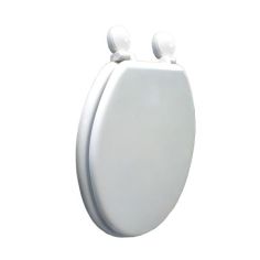 Prisma Mouldwood Toilet Seat Cover - White