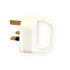 White 13A Easy Pull Plug With Handle 