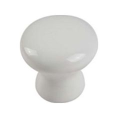 Ceramic Knob White - 38mm