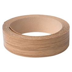 Veneer Edging 22mm White Oak Preglued - Price per metre