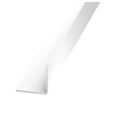 White PVC Equal L-shaped Angle profile (L)1.3m (W)30mm
