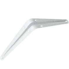 White Shelf Brackets - 12" X 10"