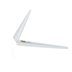 F.F.Group Heavy Duty White Shelf Bracket - 125 X 150mm