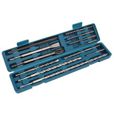 Concrete SDS Drill Bits + Chisels - set of 12 