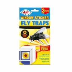 Doff Window Stickers Clipstrip - Pack of 3