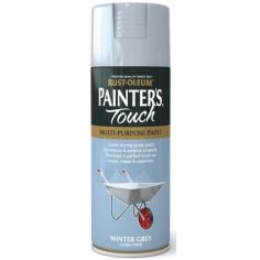 Rust-Oleum Painters Touch Spray Paint - Winter Grey Gloss 400ml