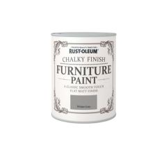 Rust-Oleum Chalky Finish Furniture Paint Winter Grey 750ml