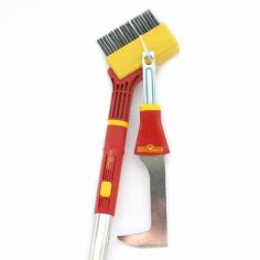 Wolf Garten Weeding Brush, Scraper & Handle