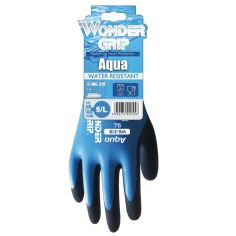 Wondergrip Aqua Water Resistant Gloves - Size Large 