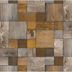 Wood Parquet Pattern Non-Slip Floor Matting
