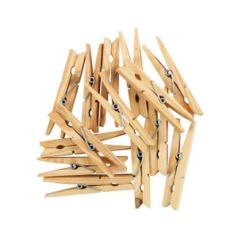 SupaHome Deluxe Wooden Clothes Peg - Pack of 36