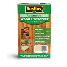 Rustins Advanced Wood Preserver - Clear 5L