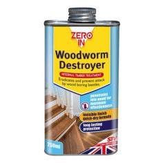 Zero In Woodworm Destroyer - 250ml Can 