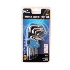 Pro User 9 Piece Torque & Security Key Set