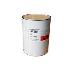 5 Lt White Chlorinated Rubber Line Marking Paint